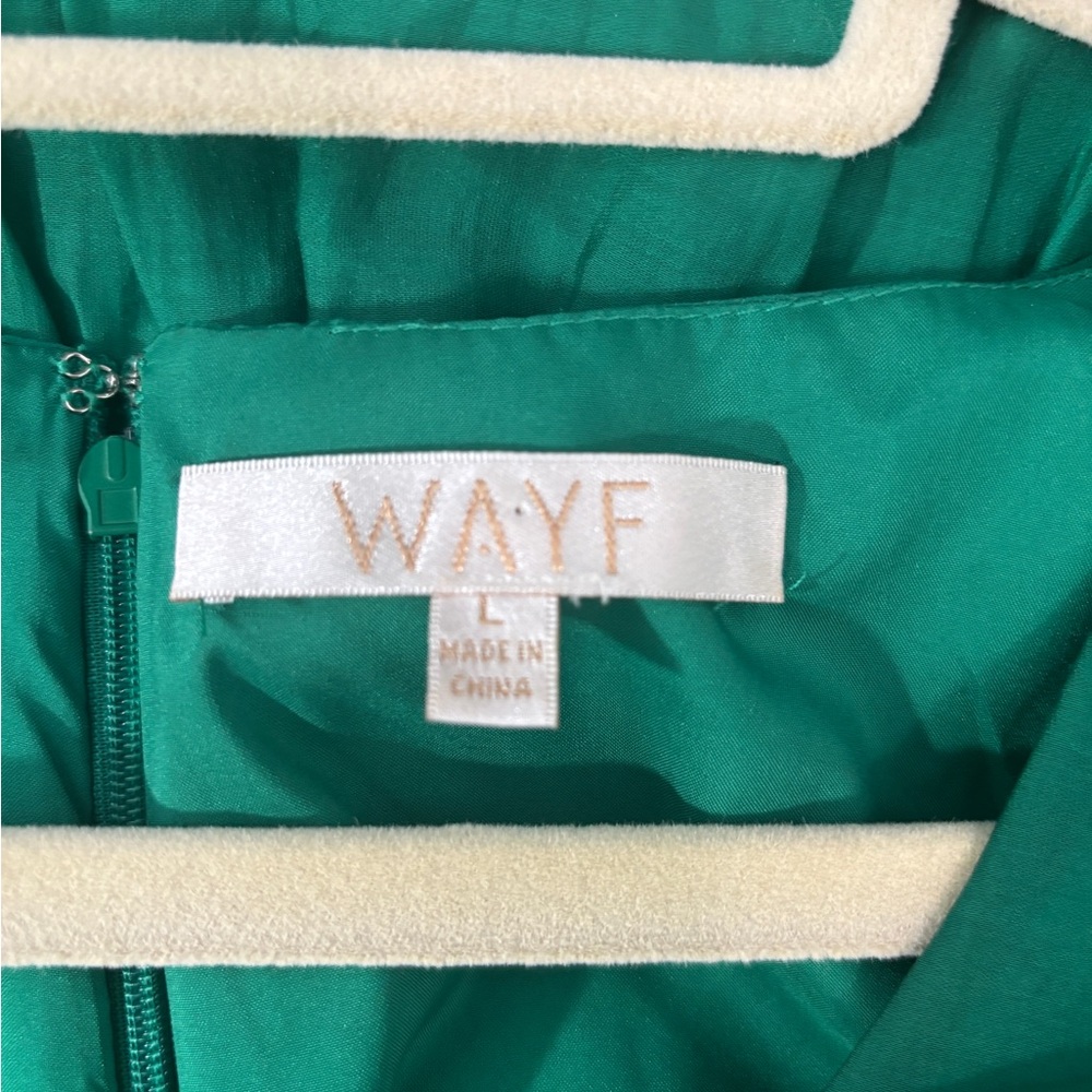 WAYF Emerald Green Size L  - Dress Tag off - NWOT couldn’t return - - Picture 4 of 5